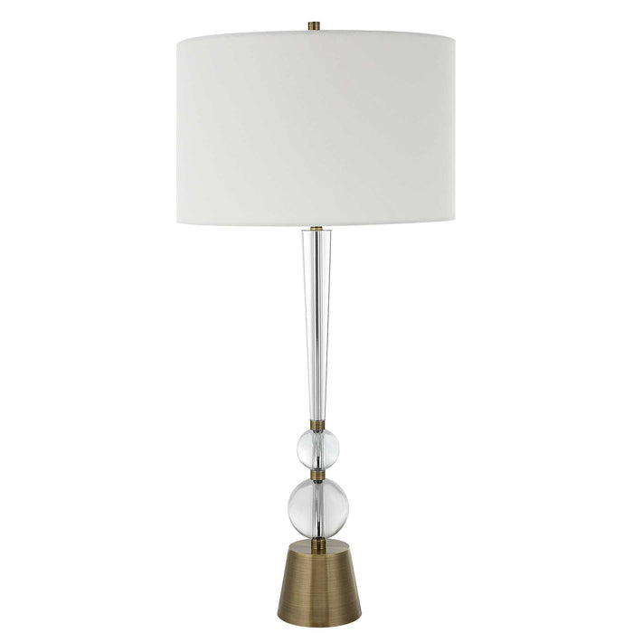 Annily - Crystal Table Lamp - Brass