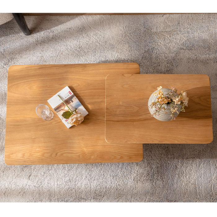 Square Coffee Table Set (Set of 2)