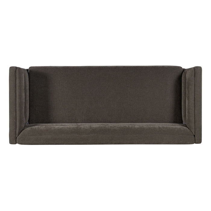 3 Seater Sofa Upholstery With Square Arms, Living Room Couch