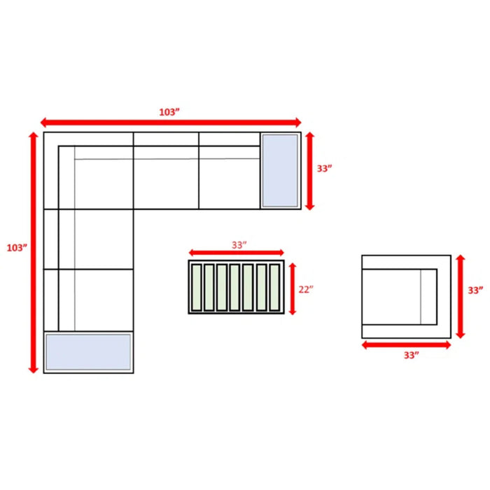 Sectional, Stylish Entertainment, Outdoor Living