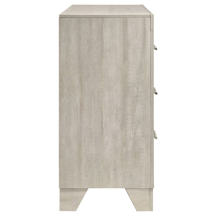 Strout - 6 Drawer Dresser - Cream