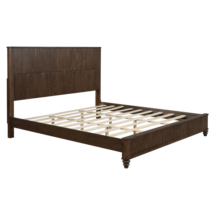 Platform Bed Frame & Tall Headboard