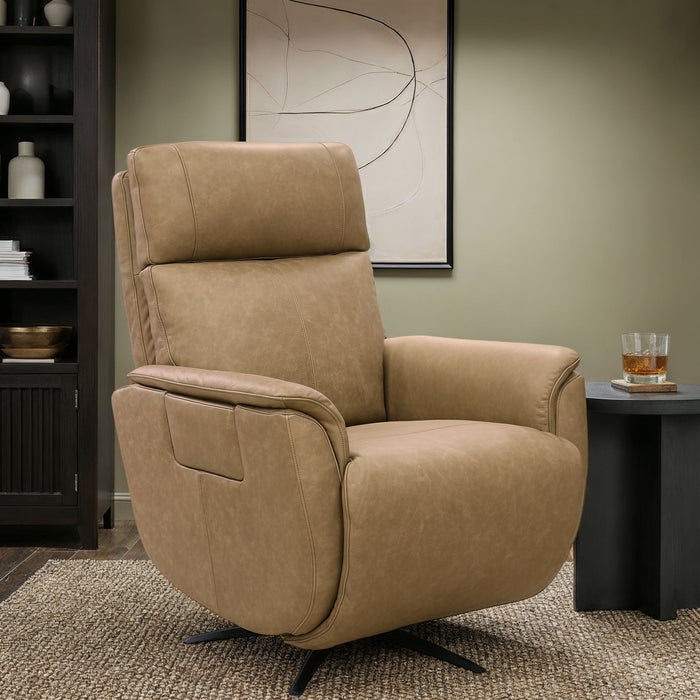 Cove - Power Swivel Recliner With Power Headrest, Lumbar, Heat, & Massage