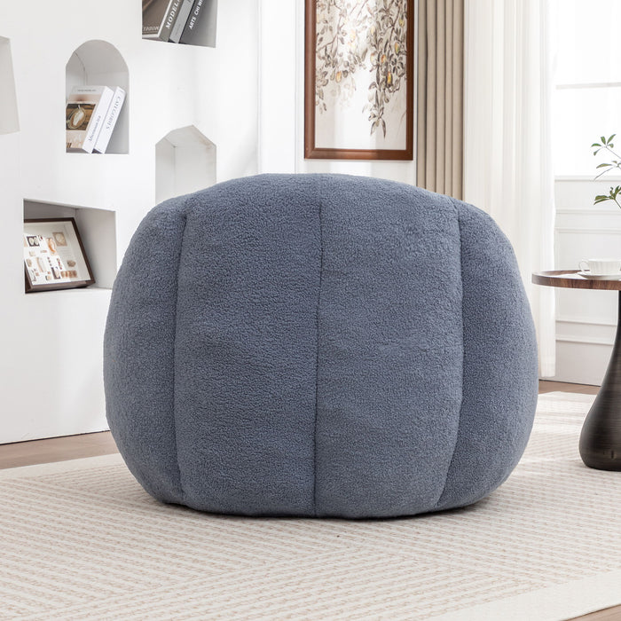 Comfy Bean Bag Chair With Memory Foam Filler, Tufted Soft