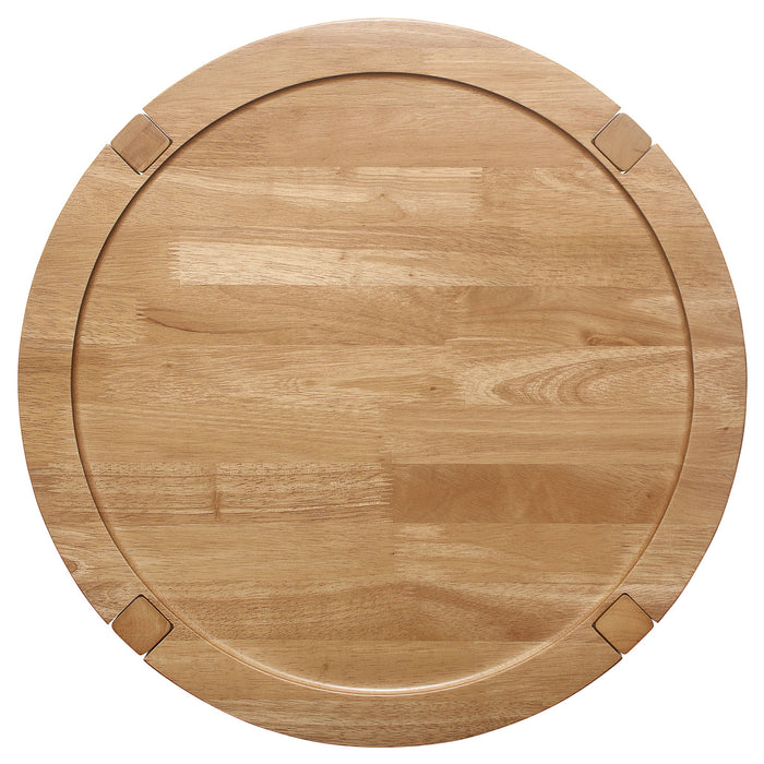 Isbell - Round Table With Storage Shelf