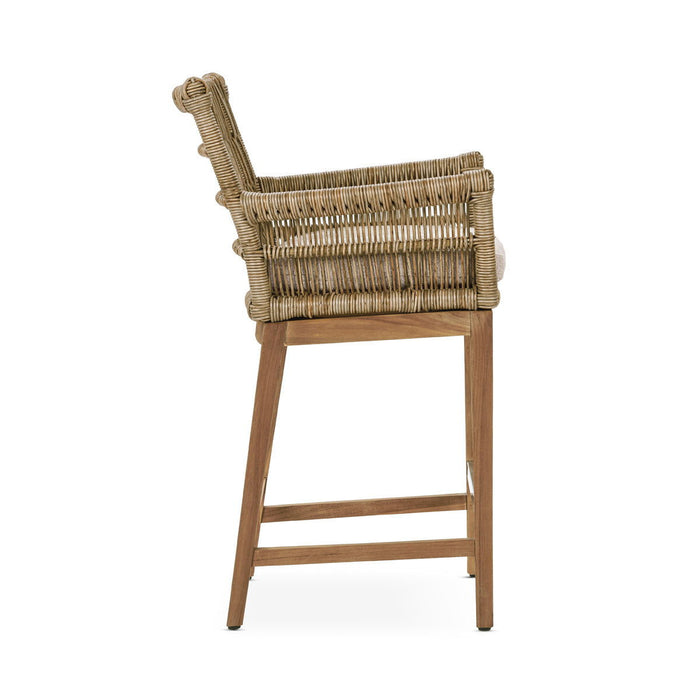 Valerie Outdoor Counter Stool - Natural