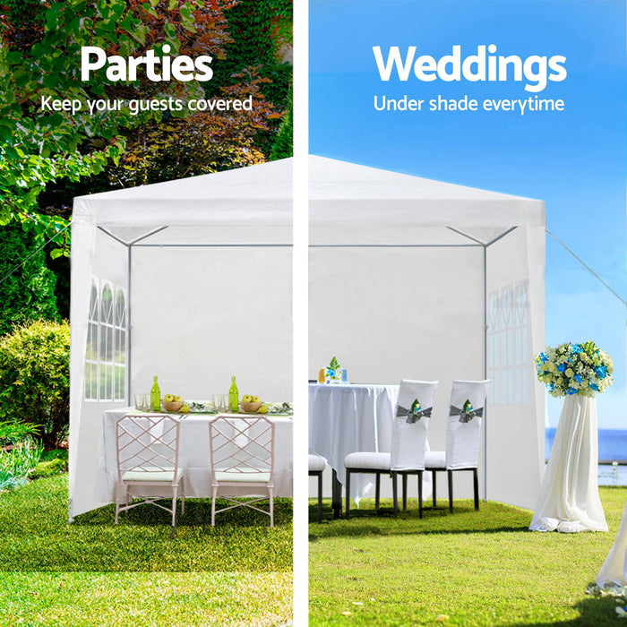 10X20' Outdoor Garden Gazebo Wedding Party Tent Canopy Marquee With Removable Sidewalls