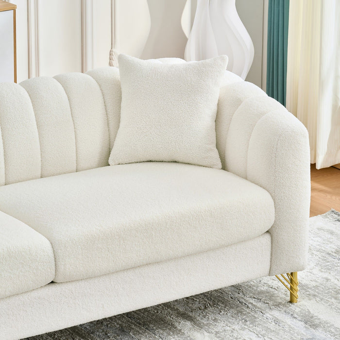Tufted Oversized Sofa For Living Spaces