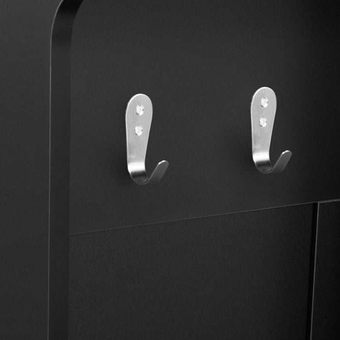 5 In 1 Entryway Bench With Coat Rack, 7 Sturdy Hooks, 2 Spacious Drawers And Adjustable Shelves