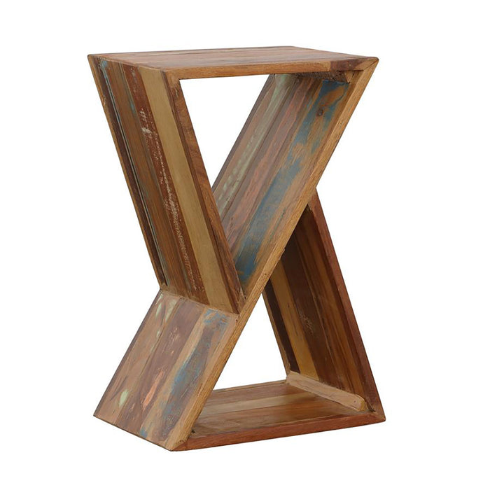 Accent Table Geometric Design - Natural