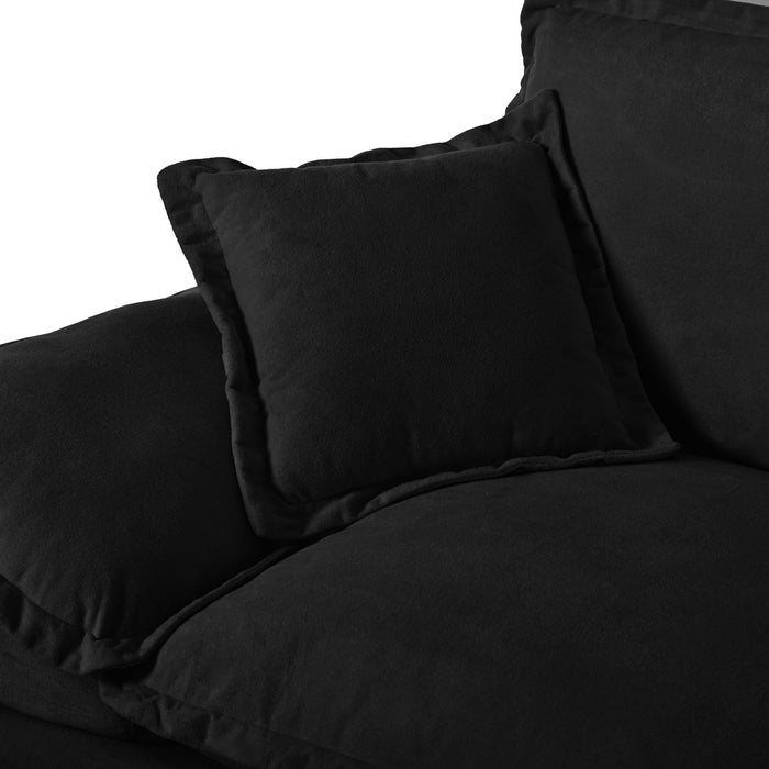 Modular Cloud Couch Sofa With Cup Holders & Storage, USB Port