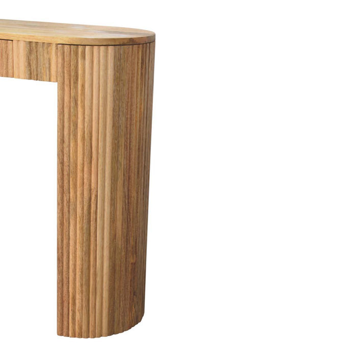 Soba - Straight Console Table - Oak