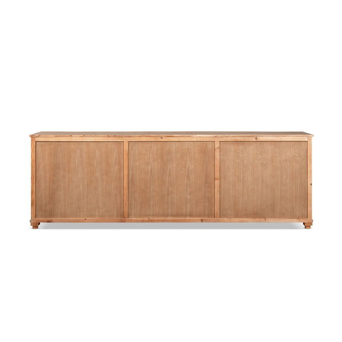 Colette - 6 Door Cabinet Sideboard - Brown