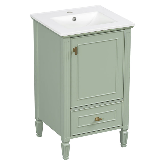 Retro Bathroom Vanity With Sink