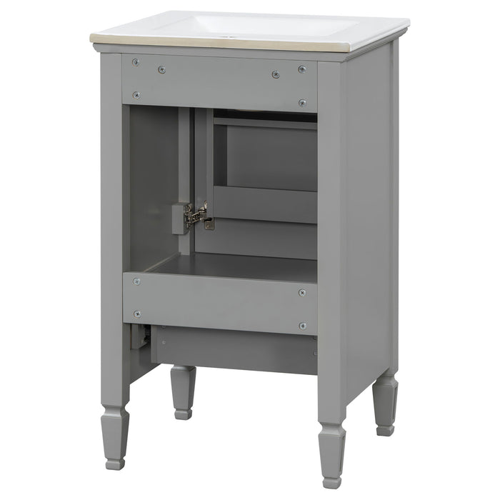 Retro Bathroom Vanity With Sink