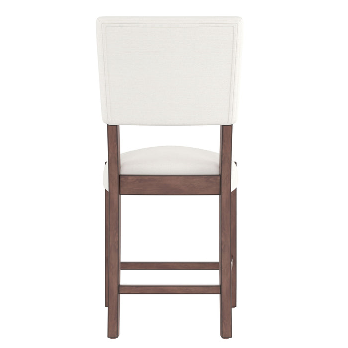 5 Piece Counter Height Dining Set With 4 Upholstered Chairs