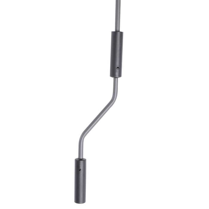 Manual Retractable Patio Awning, UV Resistant Polyester Sun Shade With No Drill Installation