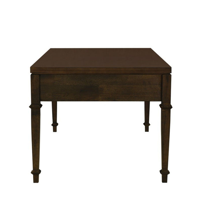 Fluted - 2 Drawer Coffee Table - Brown