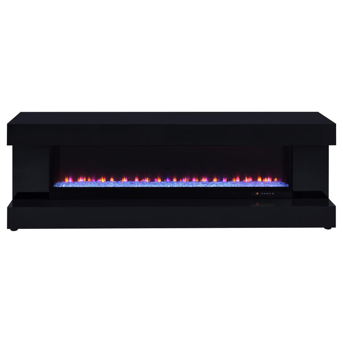 TV Stand Fireplace Console With Bluetooth Speaker