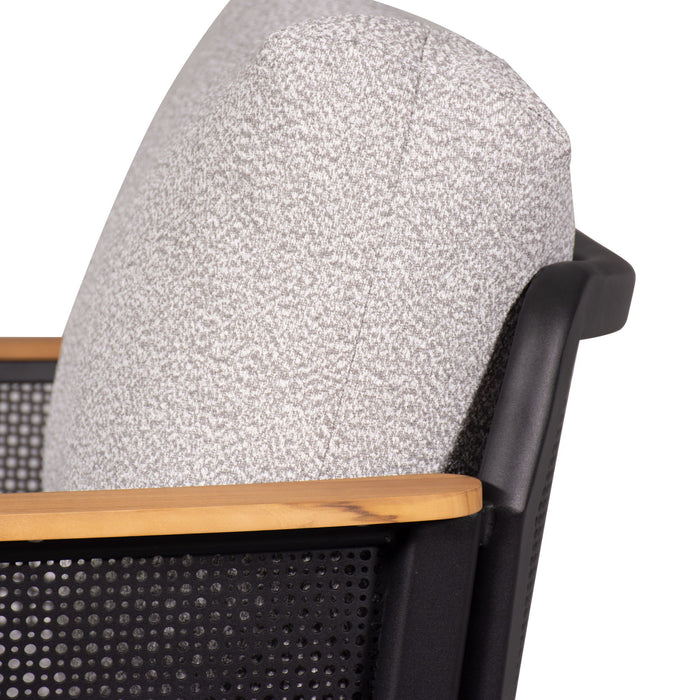Sofa Set With Armrests - Black