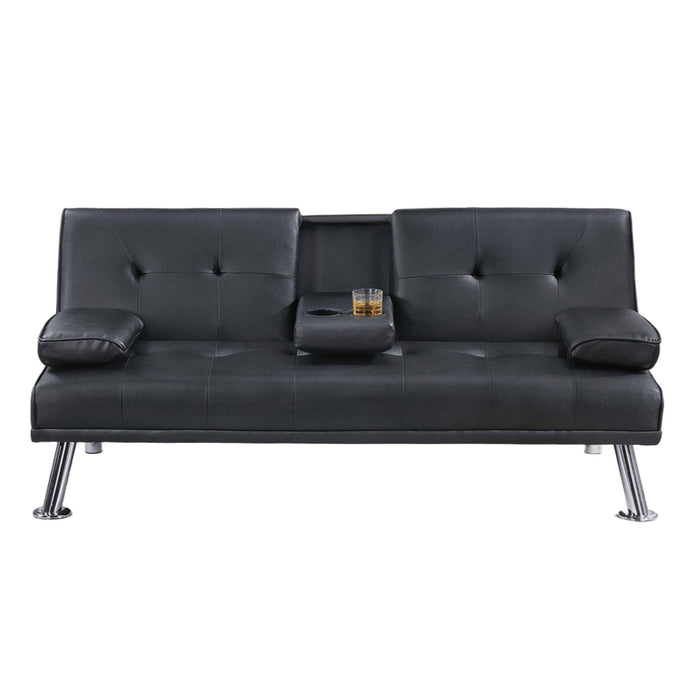 Adjustable Sofa With Fold Down Table And Cup Holders