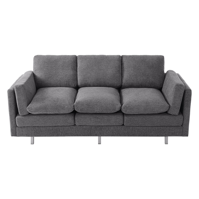 3 Seater Sofa With Dual Layer Seat Cushions