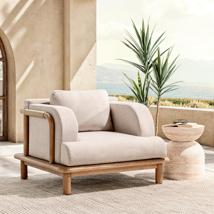 Dawson - Outdoor Accent Chair - Butterscotch
