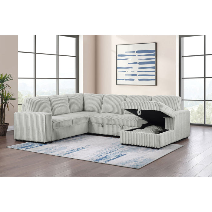 Thurston - Storage Sectional Sofa With Pop Up Bed