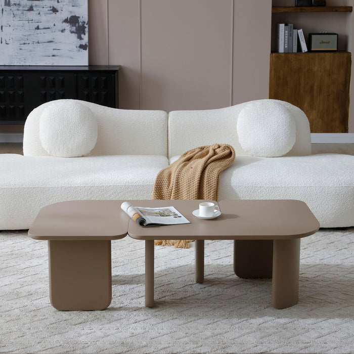 L-Shape Coffee Table For Living Room