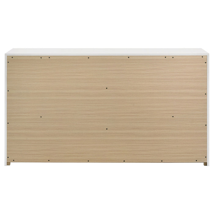 Lauryn - 6 Drawer Dresser Cabinet - Gloss White