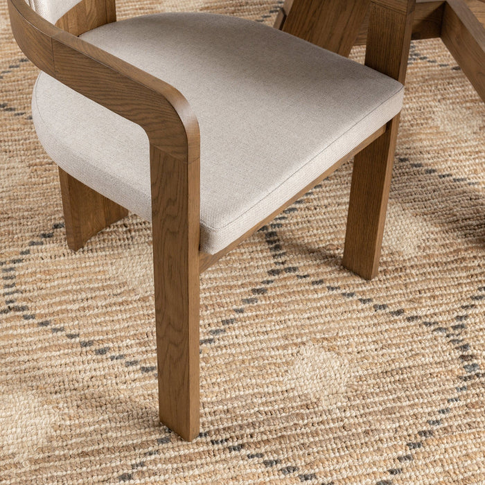 Labelle - Dining Armchair - Tan Oak