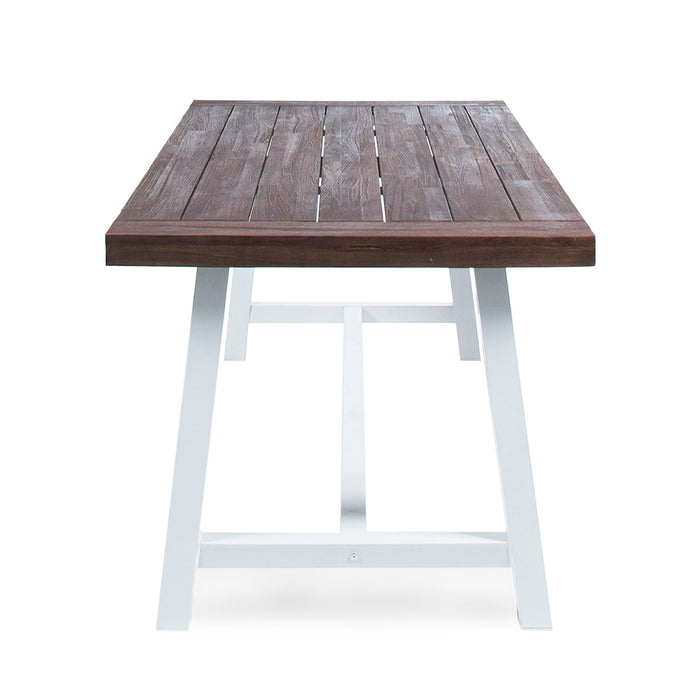 Outdoor Sandblast Finish Acacia Wood Dining Table