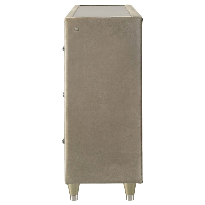 Mika - 8 Drawer LED Fireplace Dresser