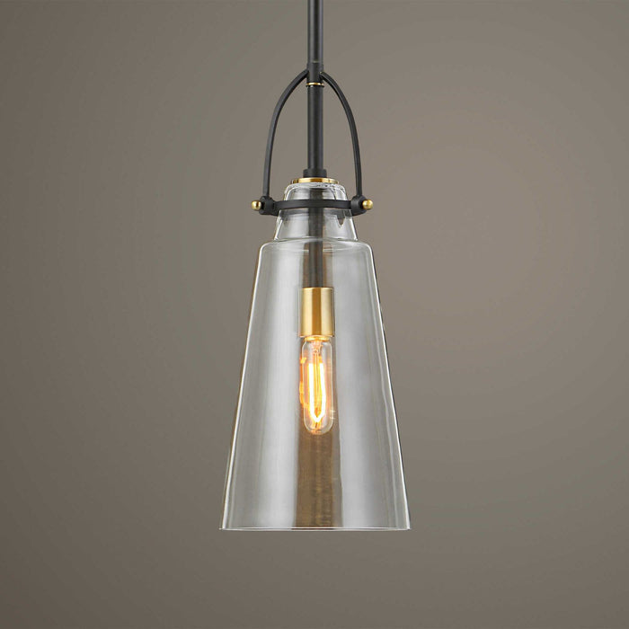 Saugus - Industrial 1 Light Pendant - White
