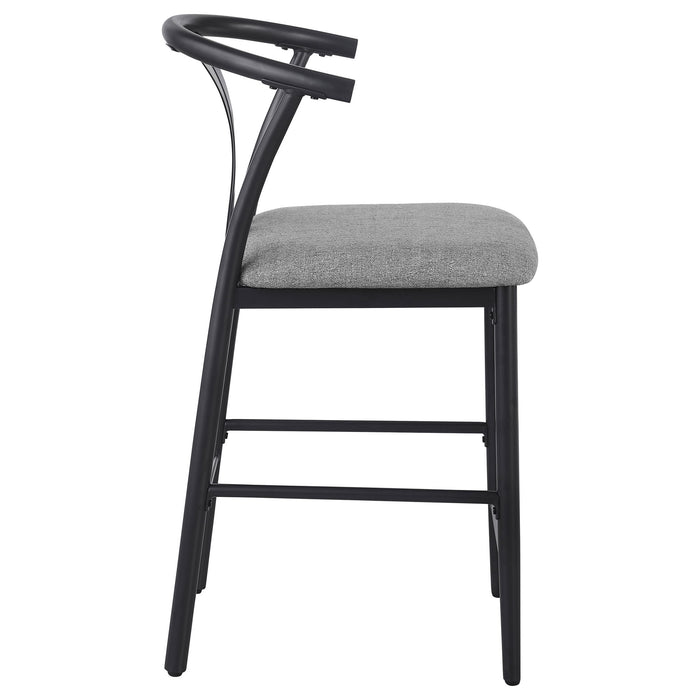 Tazman - Counter Height Dining Side Chair (Set of 2) - Gray