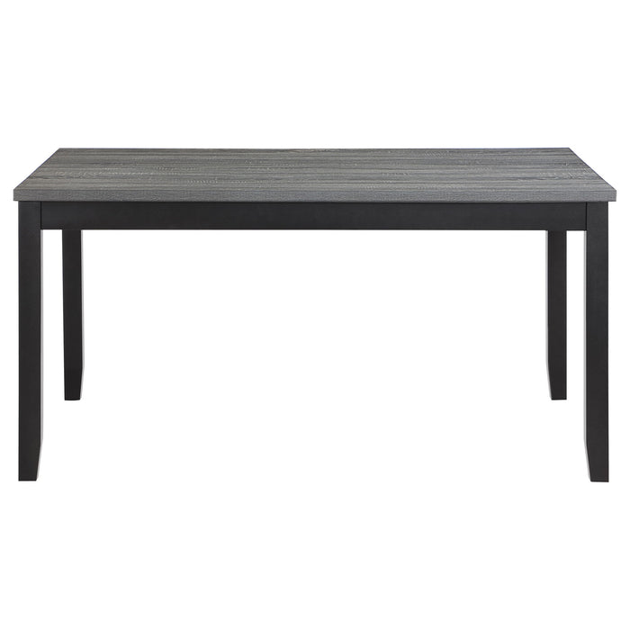 Van - Piece Dining Set - Black / Gray