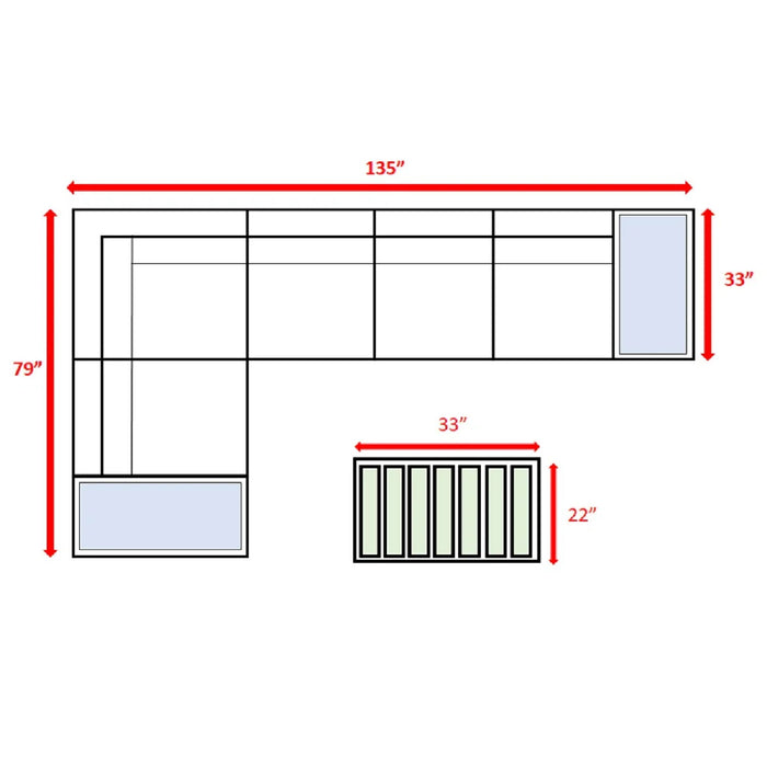 Sectional, Stylish Entertainment, Outdoor Living