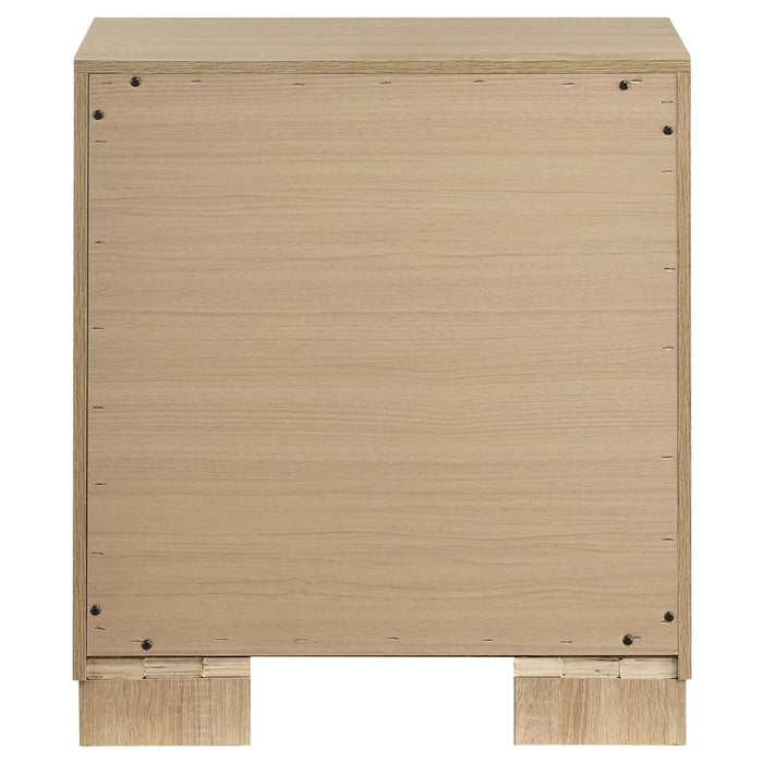 Merritt - 2 Drawer Nightstand - Light Oak
