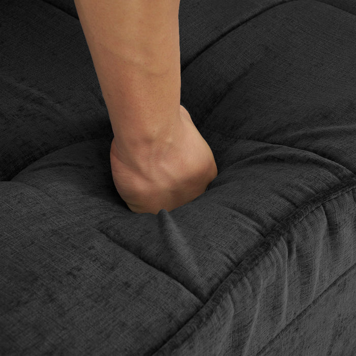 Loveseat Sofa Bed Sleeper With Reversible Backrest, Side Pockets, USB Ports, Phone Holder