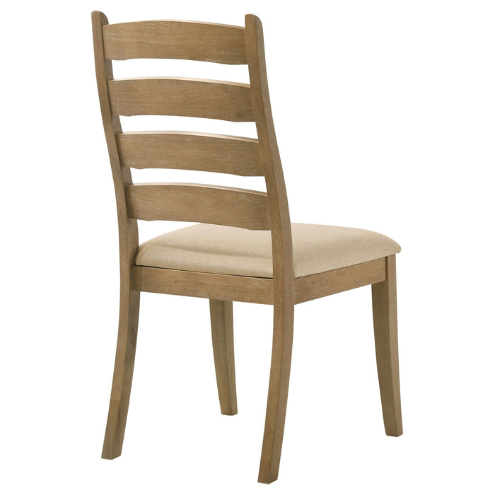 Sammy - Dining Side Chair (Set of 2) - Brown / Beige