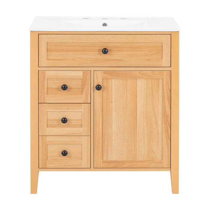 Bathroom Vanity With Sink, Soft Closing Cabinet