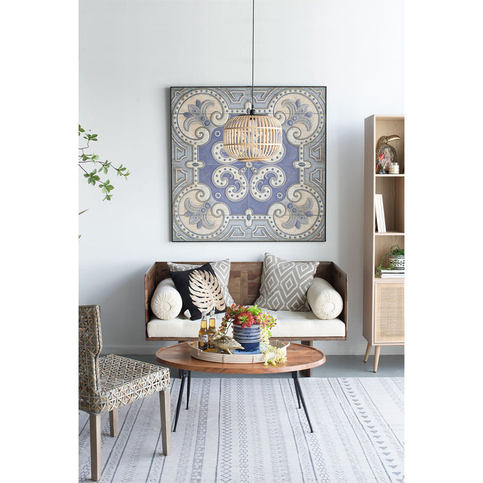 Oval Cofe Table - Brown