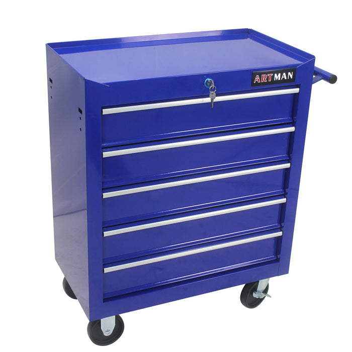 Multifunctional Tool Cart With Wheels And Drawers