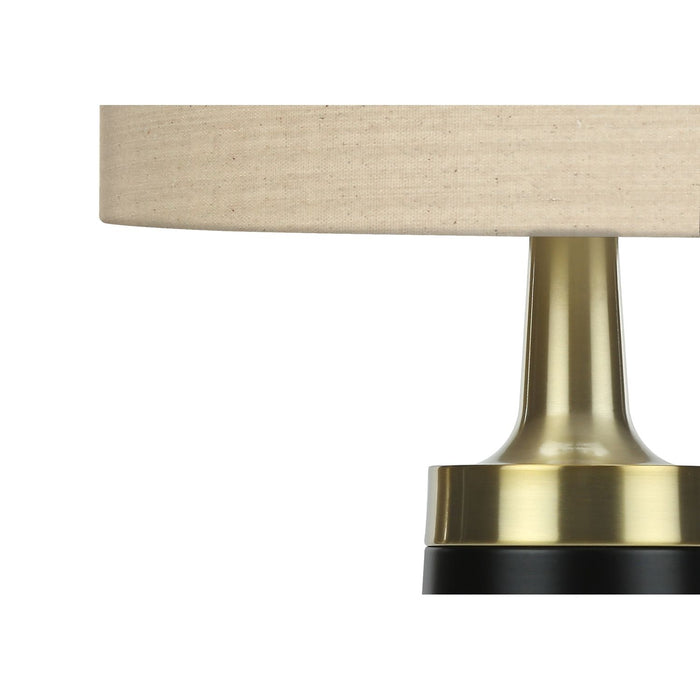 Lighting, Table Lamp, Resin, Contemporary - Black / Cream