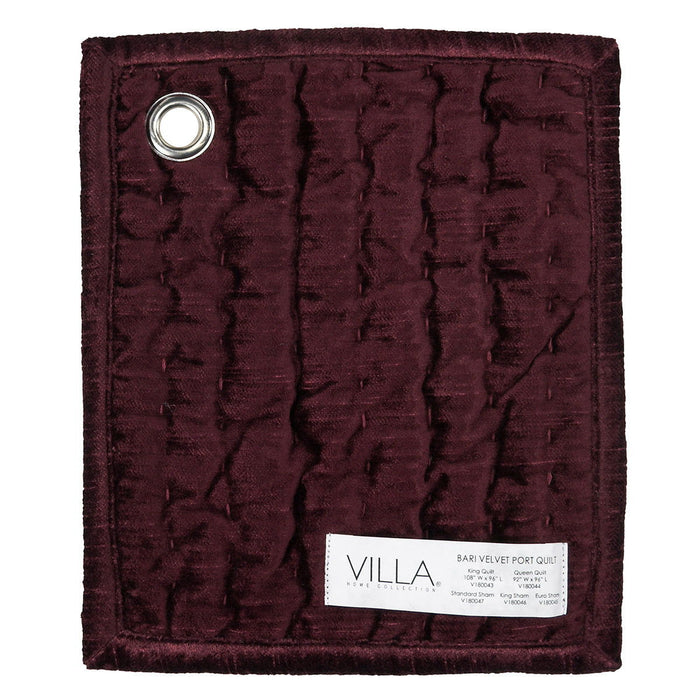 Bari - Velvet Sham - Port