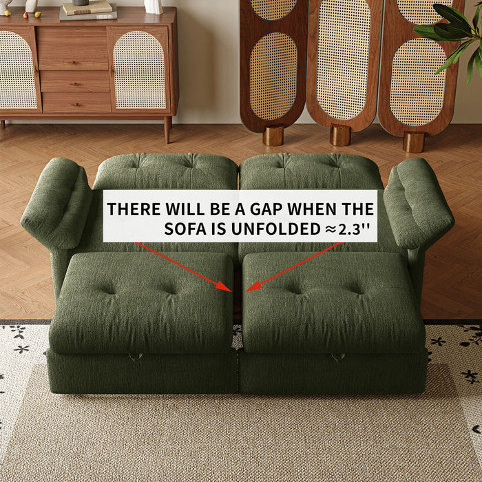 Sofa Bed, 2 In 1 Design For Living Rooms