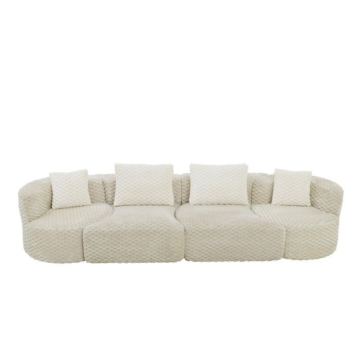 Modular Sectional Sofa With Free Combination Design