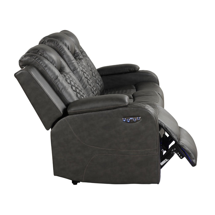 Benz - LED & Power Recliner With Adjustable Headrests And Ambient LED Lighting