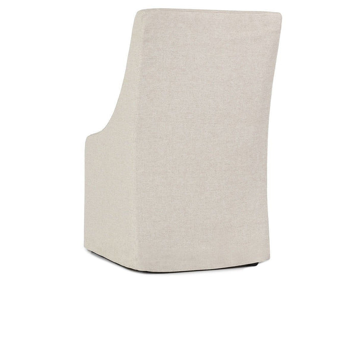 Warwick - Upholstered Rolling Dining Chair