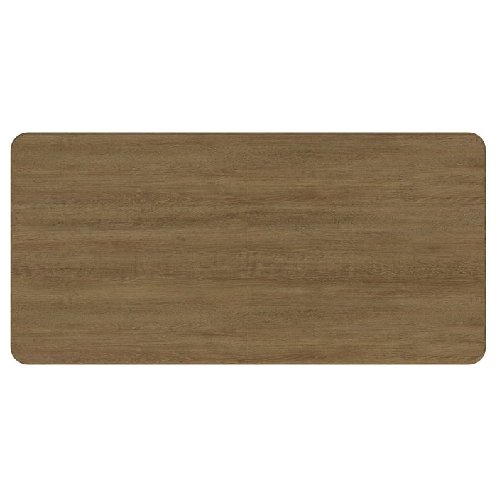 Benson - Extension Leaf Dining Table With Trestle Base - Sand